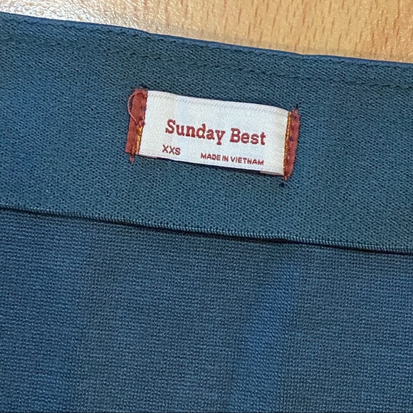 NWOT Aritzia Sunday Best Primrose Skirt Blue XXS - Picture 3 of 4